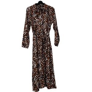 Halogen Button-Front midi Dress